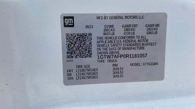2024 GMC Savana 2500