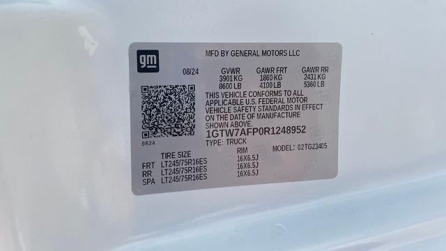2024 GMC Savana 2500
