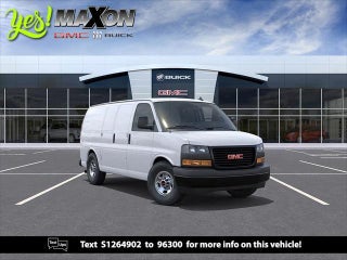 2025 GMC Savana with Summit White Exterior