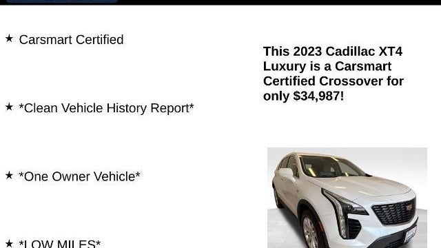 2023 Cadillac XT4 Luxury