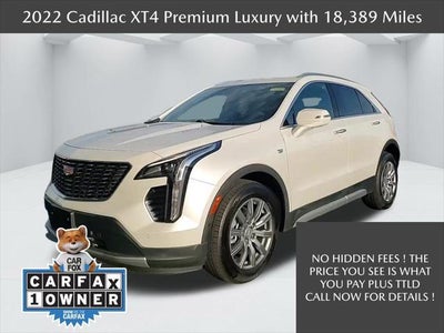 2022 Cadillac XT4 4X4 Premium Luxury 4DR Crossover