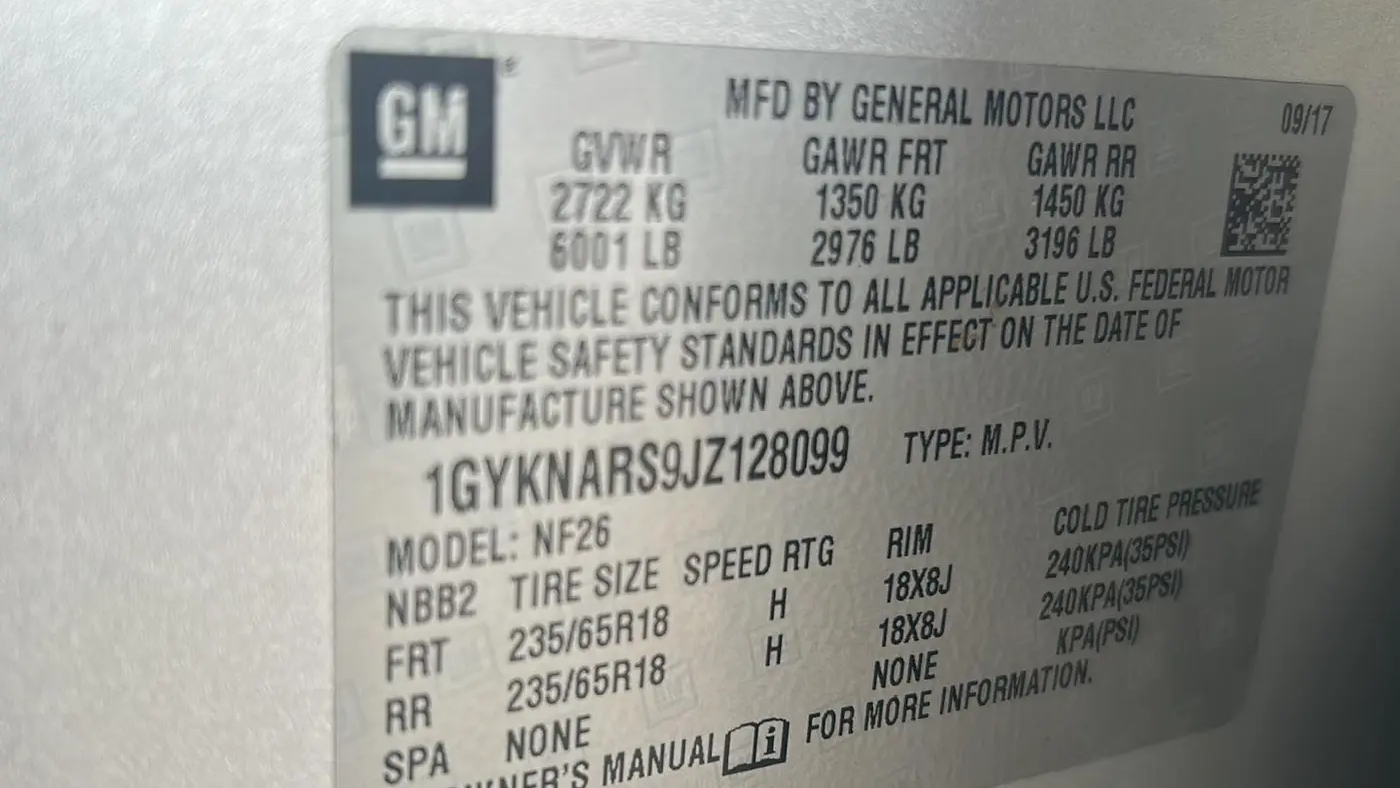 2018 Cadillac XT5 Base
