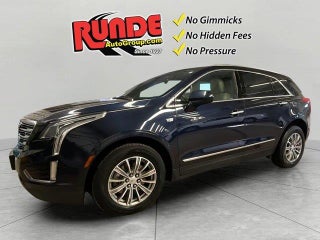 2017 Cadillac XT5 with Dark Adriatic Blue Metallic Exterior