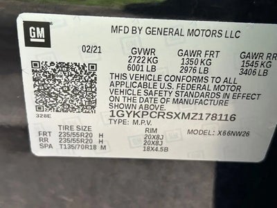 2021 Cadillac XT6 Premium Luxury 4DR SUV