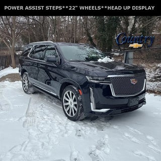 2024 Cadillac Escalade with Dark Moon Blue Metallic Exterior