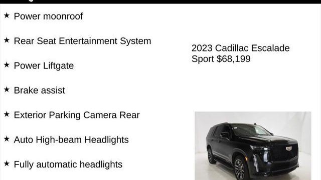 2023 Cadillac Escalade Sport
