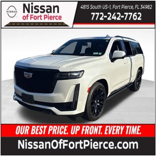 2022 Cadillac Escalade with Crystal White Tri-Coat Exterior