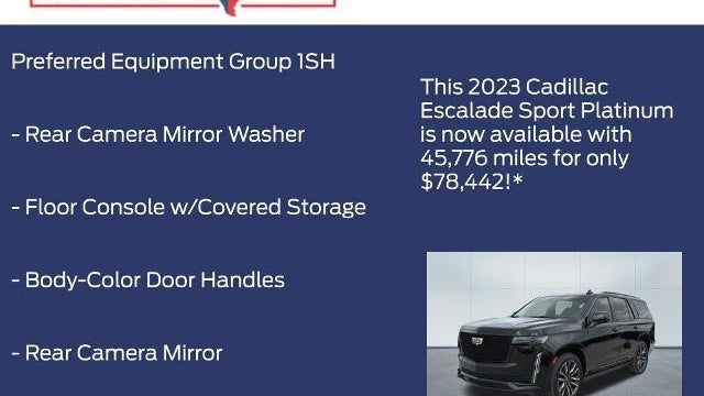 2023 Cadillac Escalade Sport Platinum