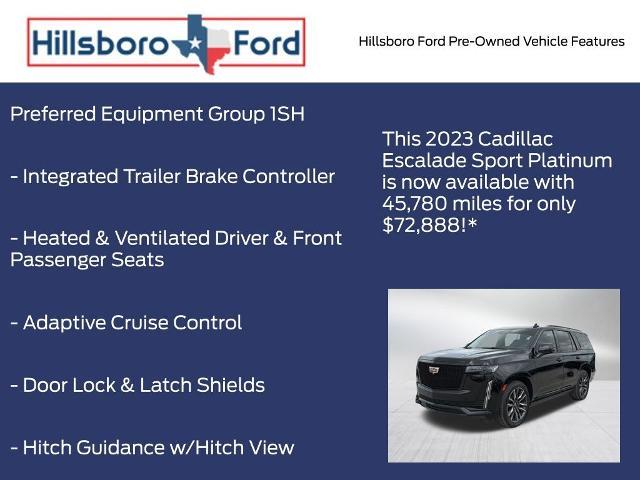 2023 Cadillac Escalade - $72,888
