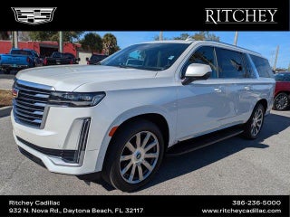 2024 Cadillac Escalade ESV with Crystal White Tricoat Exterior