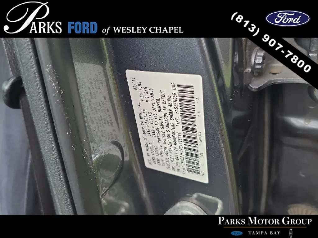 2012 Honda Accord - $10,043