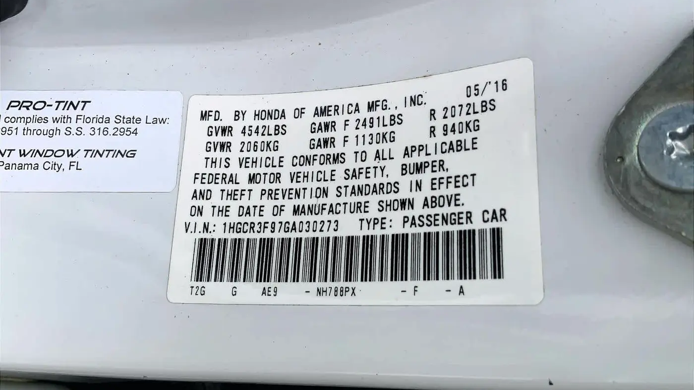 2016 Honda Accord Touring