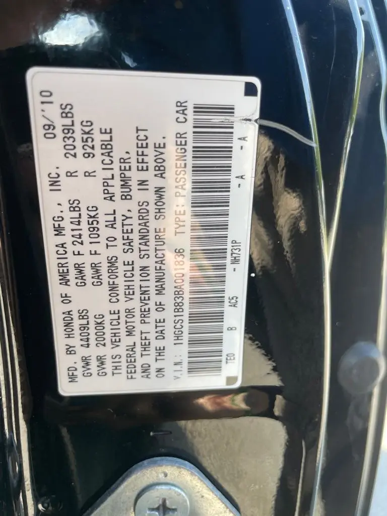 2011 Honda Accord - $3,999