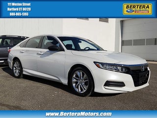 2019 Honda Accord with Platinum White Pearl Exterior