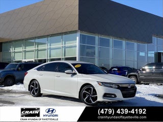 2018 Honda Accord with Platinum White Pearl Exterior