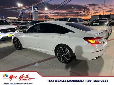 2022 Honda Accord Sport 4DR Sedan (1.5T I4 Cvt)