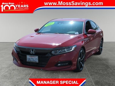 2018 Honda Accord Sport 4DR Sedan (1.5T I4 Cvt)