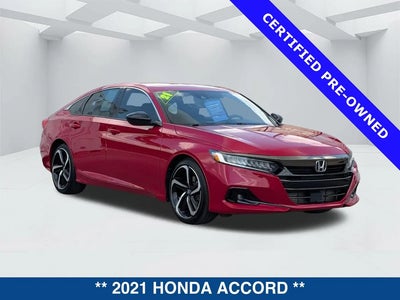 2021 Honda Accord Sport 4DR Sedan (1.5T I4 Cvt)