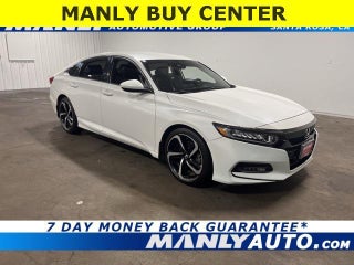 2018 Honda Accord with Platinum White Pearl Exterior