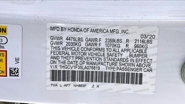 2020 Honda Accord Sport