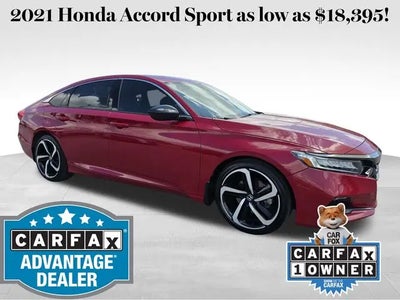 2021 Honda Accord Sport 4DR Sedan (1.5T I4 Cvt)