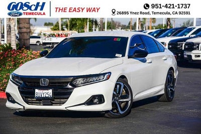 2021 Honda Accord Sport 4DR Sedan (1.5T I4 Cvt)