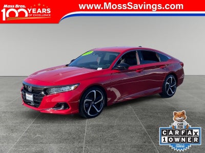2021 Honda Accord Sport 4DR Sedan (1.5T I4 Cvt)