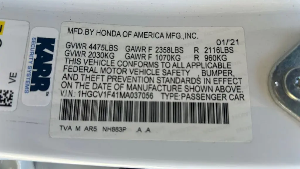 2021 Honda Accord Sport Special Edition