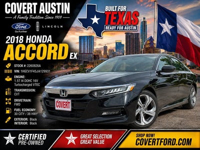 Photo of a 2018 Honda Accord EX 4DR Sedan for sale