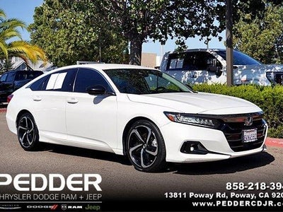 2021 Honda Accord Sport Special Edition 4DR Sedan