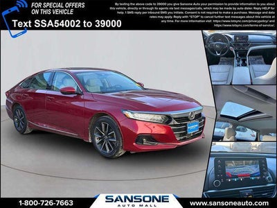 2021 Honda Accord EX-L 4DR Sedan