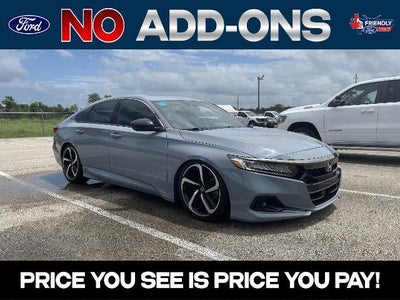 2021 Honda Accord Sport 4DR Sedan (2.0T I4 10A)
