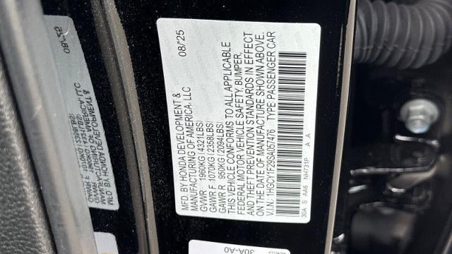 2025 Honda Accord LX