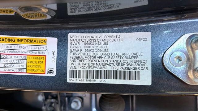2023 Honda Accord EX