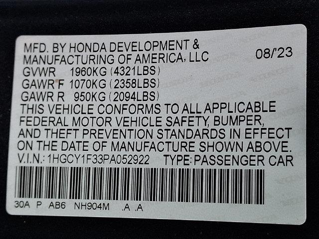 2023 Honda Accord - $24,998