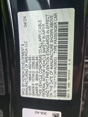 2024 Honda Accord - $25,684