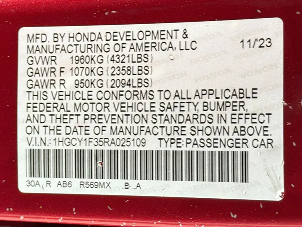 2024 Honda Accord - $22,399