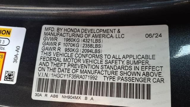 2024 Honda Accord EX