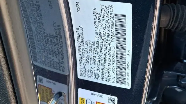 2024 Honda Accord EX