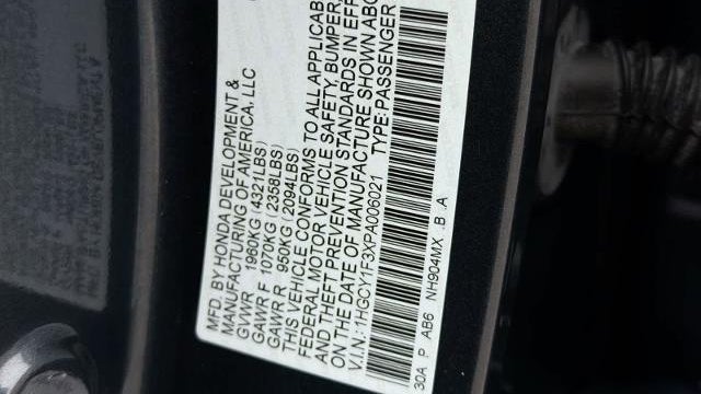 2023 Honda Accord EX