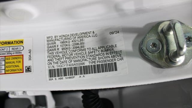 2025 Honda Accord SE