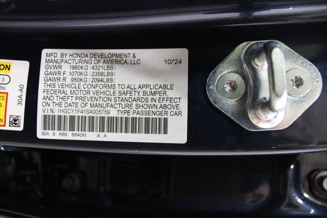 2025 Honda Accord - $27,597