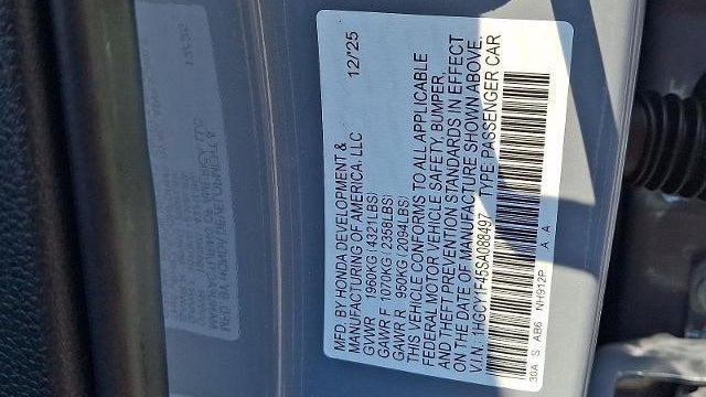 2025 Honda Accord SE