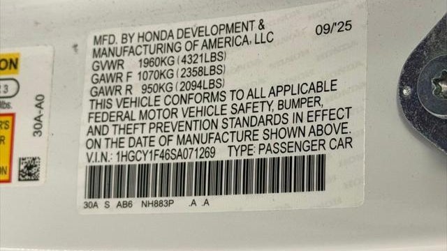 2025 Honda Accord SE
