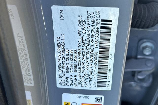 2025 Honda Accord - $24,995