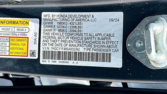 2025 Honda Accord SE