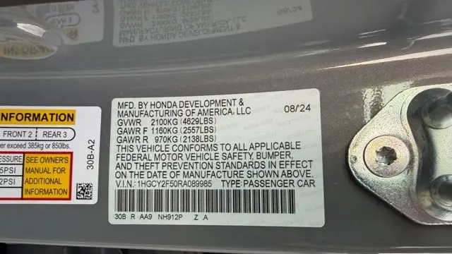 2024 Honda Accord Hybrid Sport
