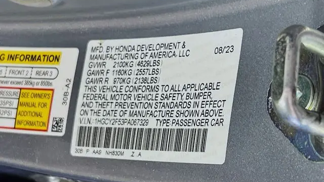 2023 Honda Accord Hybrid Sport