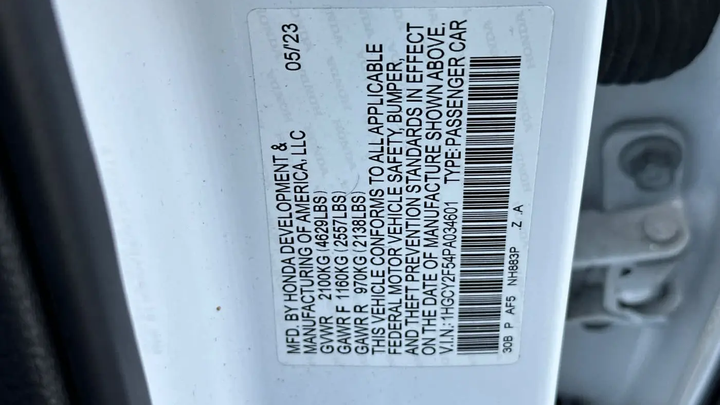 2023 Honda Accord Hybrid Sport