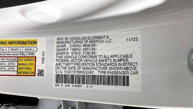 2024 Honda Accord Hybrid Sport